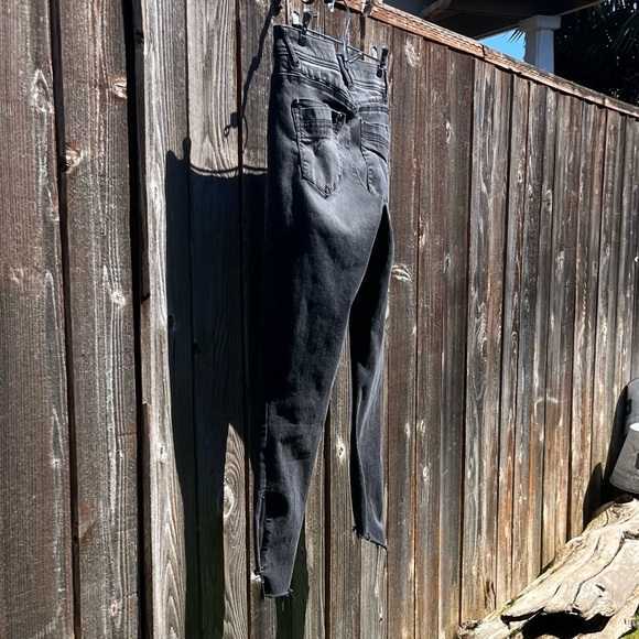 Democracy Ab technology black distressed skinny jeans size 6 - Picture 12 of 16